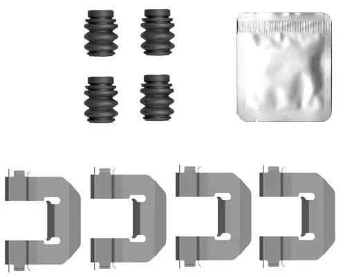TEXTAR TEXTAR 82557600 1x Accessory Kit, disc brake pad 
