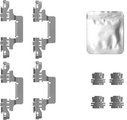 TEXTAR TEXTAR 82557900 1x Accessory Kit, disc brake pad 