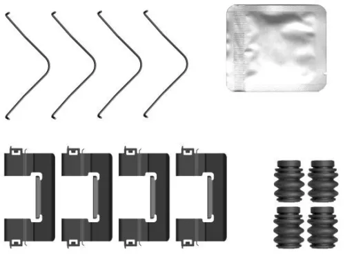 TEXTAR TEXTAR 82560600 1x Accessory Kit, disc brake pad 