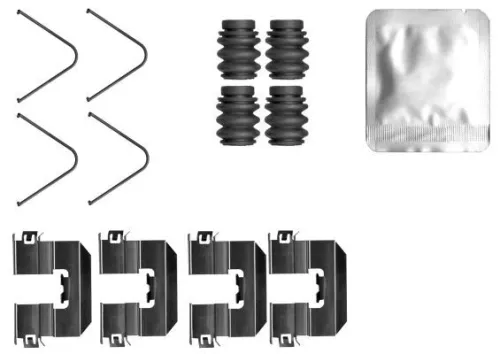 TEXTAR TEXTAR 82560800 1x Accessory Kit, disc brake pad 