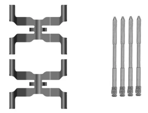 TEXTAR TEXTAR 82560900 1x Accessory Kit, disc brake pad 