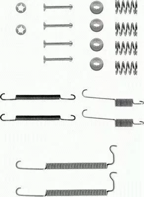 1x Accessory Kit, brake shoes