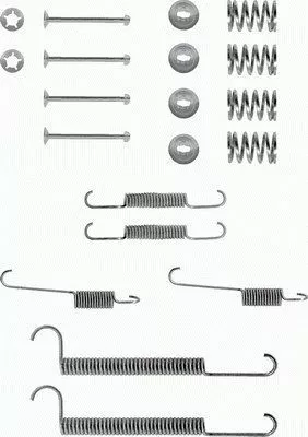 TEXTAR TEXTAR (97001200) 1x Accessory Kit, brake shoes 