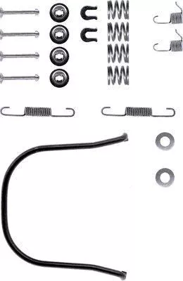 1x Accessory Kit, brake shoes