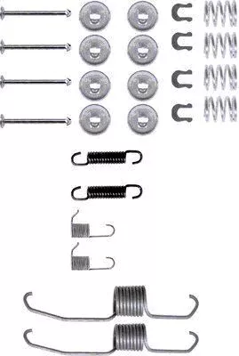 TEXTAR TEXTAR (97003600) 1x Accessory Kit, brake shoes 