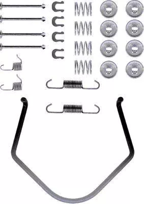 TEXTAR TEXTAR (97003700) 1x Accessory Kit, brake shoes 