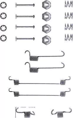 TEXTAR TEXTAR (97004600) 1x Accessory Kit, brake shoes 