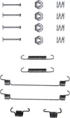 1x Accessory Kit, brake shoes