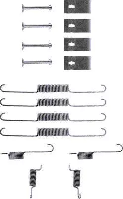 TEXTAR TEXTAR (97005300) 1x Accessory Kit, brake shoes 