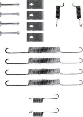 1x Accessory Kit, brake shoes