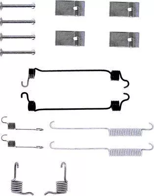 TEXTAR TEXTAR (97006300) 1x Accessory Kit, brake shoes 