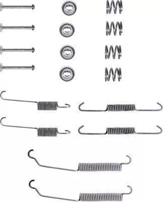 1x Accessory Kit, brake shoes