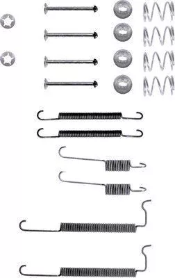 TEXTAR TEXTAR (97009700) 1x Accessory Kit, brake shoes 