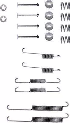 1x Accessory Kit, brake shoes