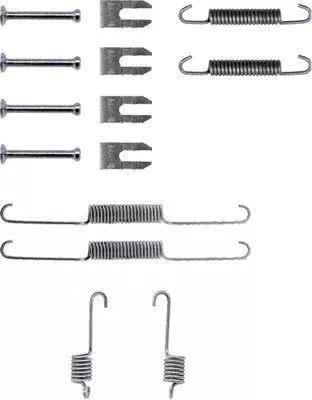 1x Accessory Kit, brake shoes