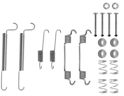 1x Accessory Kit, brake shoes