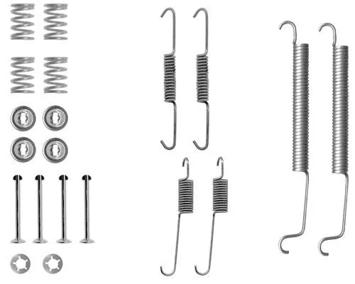 1x Accessory Kit, brake shoes