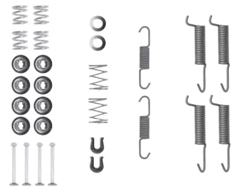 TEXTAR TEXTAR 97012701 1x Accessory Kit, parking brake shoes 