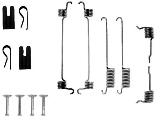 1x Accessory Kit, brake shoes