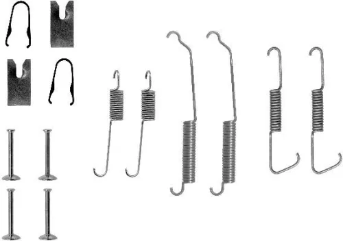 1x Accessory Kit, brake shoes