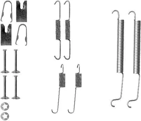 TEXTAR TEXTAR (97016200) 1x Accessory Kit, brake shoes 