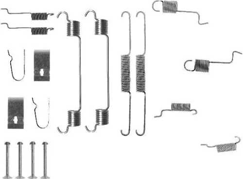 TEXTAR TEXTAR (97030100) 1x Accessory Kit, brake shoes 