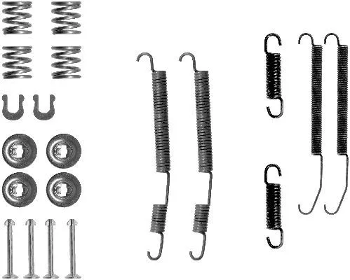 TEXTAR TEXTAR (97030400) 1x Accessory Kit, brake shoes 