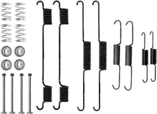 TEXTAR TEXTAR (97030800) 1x Accessory Kit, brake shoes 