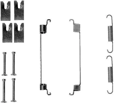 1x Accessory Kit, brake shoes