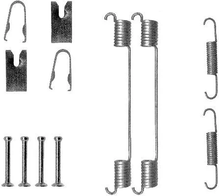 1x Accessory Kit, brake shoes