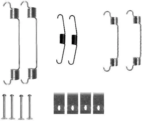 TEXTAR TEXTAR (97032400) 1x Accessory Kit, brake shoes 