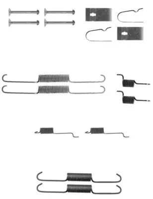 TEXTAR TEXTAR (97034200) 1x Accessory Kit, brake shoes 