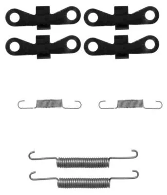 TEXTAR TEXTAR 97035700 1x Accessory Kit, parking brake shoes 