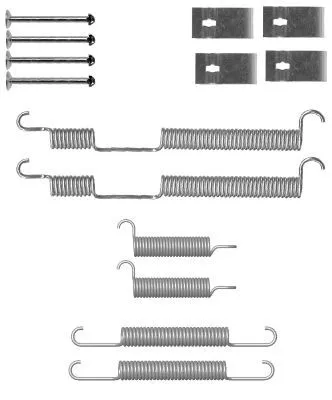 TEXTAR TEXTAR (97038100) 1x Accessory Kit, brake shoes 
