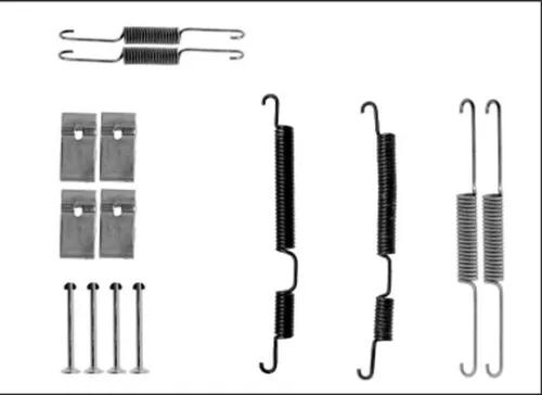 TEXTAR TEXTAR (97040100) 1x Accessory Kit, brake shoes 