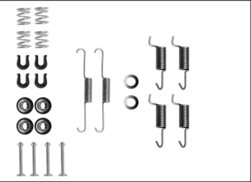 TEXTAR TEXTAR 97040500 1x Accessory Kit, parking brake shoes 