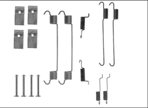 1x Accessory Kit, brake shoes