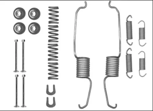 TEXTAR TEXTAR (97041900) 1x Accessory Kit, brake shoes 