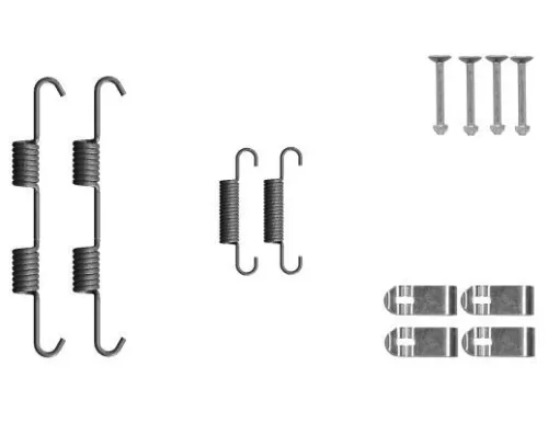 TEXTAR TEXTAR 97049100 1x Accessory Kit, parking brake shoes 