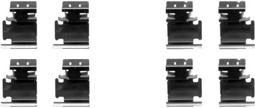 TEXTAR TEXTAR (2448601) 1x Brake Kit, disc brake 