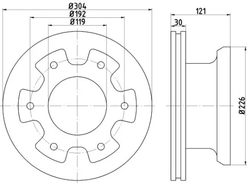 TEXTAR TEXTAR 93191400 1x TEXTAR 93191400 Brake Disc 