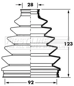 FIRST LINE FIRST LINE FCB6014  FIRST LINE Drive Shaft Cv Boot Kit 