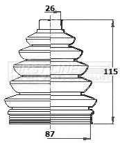  FIRST LINE Drive Shaft Cv Boot Kit