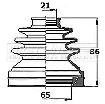 FIRST LINE FIRST LINE (FCB6145) Bellow Kit, drive shaft 