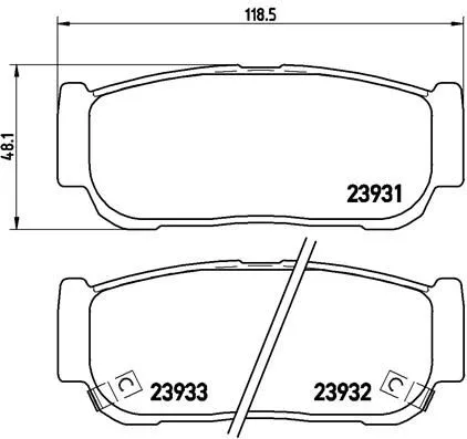 ABS Brake Pad Set, disc brake (30057)