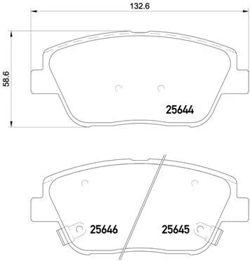 ABS Brake Pad Set, disc brake (30066)
