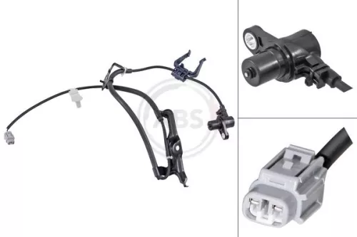 ABS Sensor, wheel speed (31677)