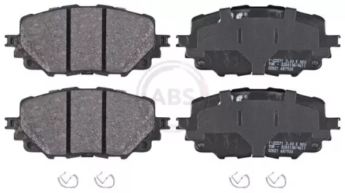 ABS Brake Pad Set, disc brake (35126)