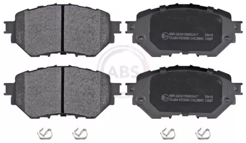 ABS Brake Pad Set, disc brake (35415)