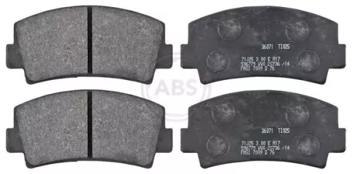 ABS Brake Pad Set, disc brake (36071)